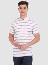 Mens Multi Strip Half Sleeve kurta